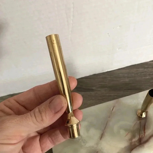 Vintage Onyx Double  Pen Holder - Picture 5 of 11